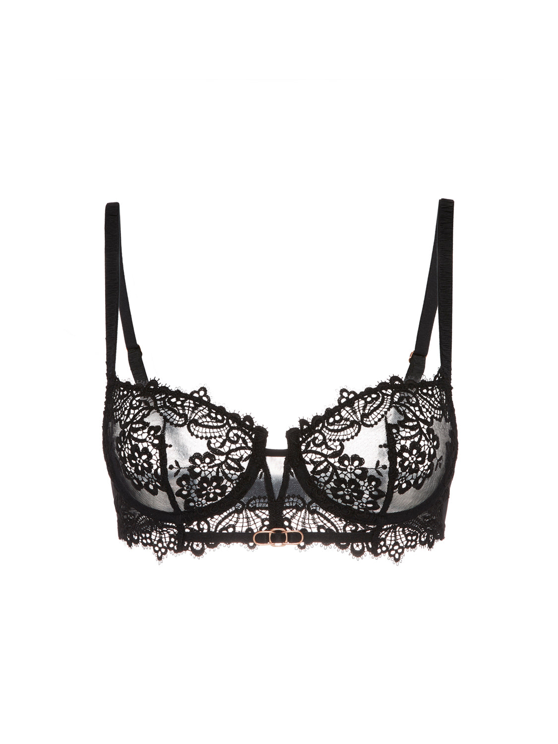 Soutien-gorge corbeille - Noir