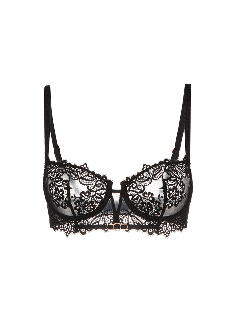 Soutien-gorge corbeille - Noir