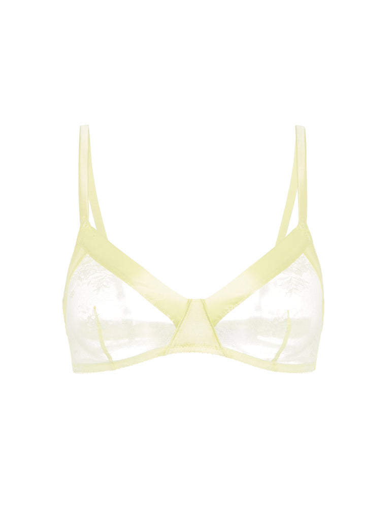 Soutien-gorge triangle sans-armatures - Jaune Limonade