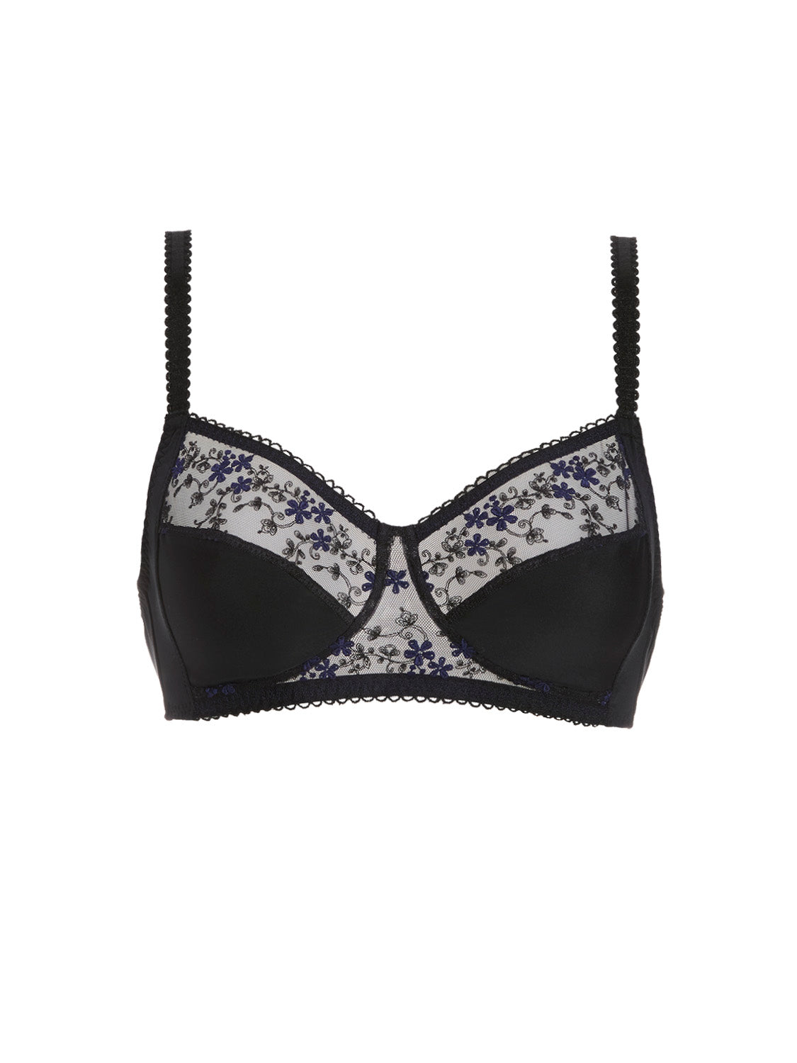 Soutien-gorge sans-armatures structuré - Noir