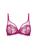 Soutien-gorge avec armature décolleté plongeant - Rose Désir