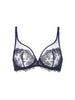 Soutien-gorge avec armature décolleté plongeant - Minuit