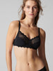 Soutien-gorge sans-armatures structuré - Noir