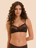Soutien-gorge sans-armatures structuré - Cacao