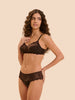 Soutien-gorge sans-armatures structuré - Cacao