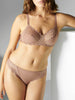 Soutien-gorge sans-armatures structuré - Brun coco