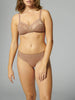 Soutien-gorge sans-armatures structuré - Brun coco