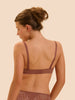 Soutien-gorge sans bretelles en Spacer 3D - Brun coco