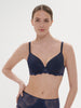 Soutien-gorge spacer décolleté plongeant - Encre