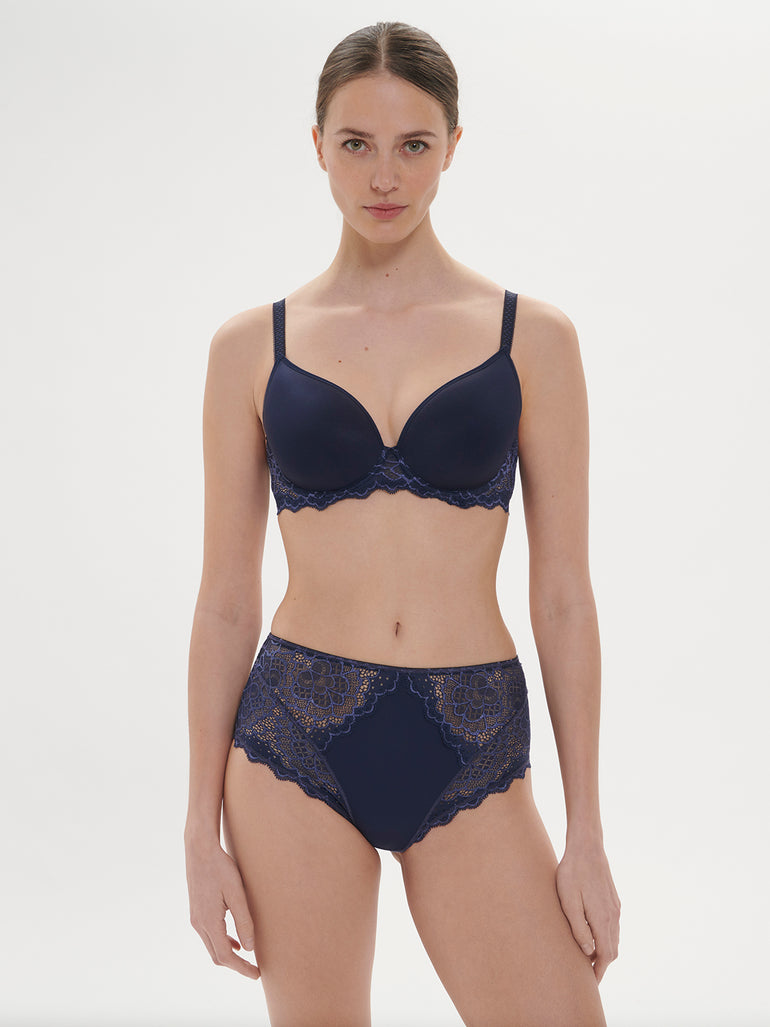 Soutien-gorge spacer décolleté plongeant - Encre