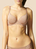 Soutien-gorge spacer décolleté plongeant - Brun coco