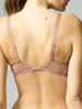 Soutien-gorge spacer décolleté plongeant - Brun coco