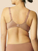 Soutien-gorge avec armatures emboîtant - Brun coco