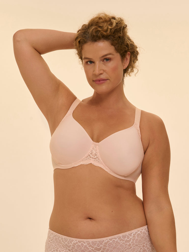 Soutien-gorge avec armature moulé rigide - Poudre