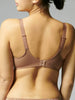 Soutien-gorge avec armatures moulé rigide - Brun coco