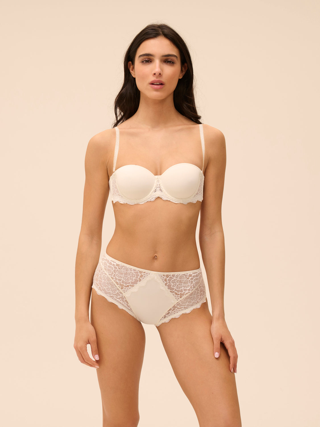 Culotte taille haute - Naturel