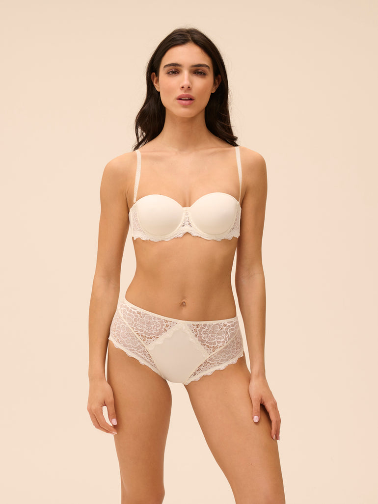 Culotte taille haute - Naturel