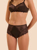 Culotte taille haute - Cacao