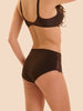 Culotte taille haute - Cacao