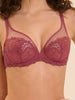Soutien-gorge avec armature décolleté plongeant - Rose Santal