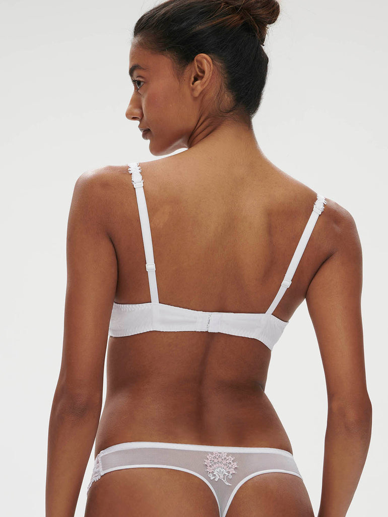 Soutien-gorge corbeille - Blanc Cristal