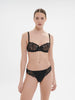 Soutien-gorge corbeille - Noir