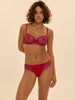 Soutien-gorge corbeille - Rouge Rainbow
