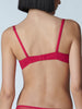 Soutien-gorge corbeille - Rubis/rose