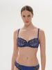 Soutien-gorge corbeille - Bleu électrique