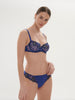 Soutien-gorge corbeille - Bleu électrique