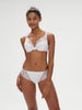 Soutien-gorge push-up décolleté plongeant - Blanc Cristal