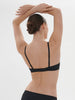 Soutien-gorge push-up décolleté plongeant - Noir