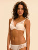 Soutien-gorge push-up décolleté plongeant - Naturel