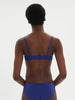 Soutien-gorge push-up décolleté plongeant - Bleu électrique