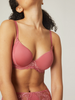 Soutien-gorge emboîtant décolleté plongeant - Rose blush