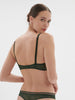 Soutien-gorge sans-armatures structuré - Vert Icône