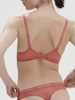 Soutien-gorge spacer décolleté plongeant - Rose Texas