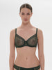 Soutien-gorge avec armatures moulé décolleté plongeant - Vert Icône