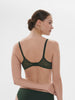 Soutien-gorge avec armatures moulé décolleté plongeant - Vert Icône