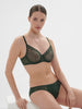 Soutien-gorge avec armatures moulé décolleté plongeant - Vert Icône