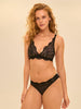 Soutien-gorge triangle sans-armatures - Noir