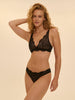 Soutien-gorge triangle sans-armatures - Noir