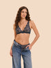 Soutien-gorge triangle sans-armatures - Bleu Prestige