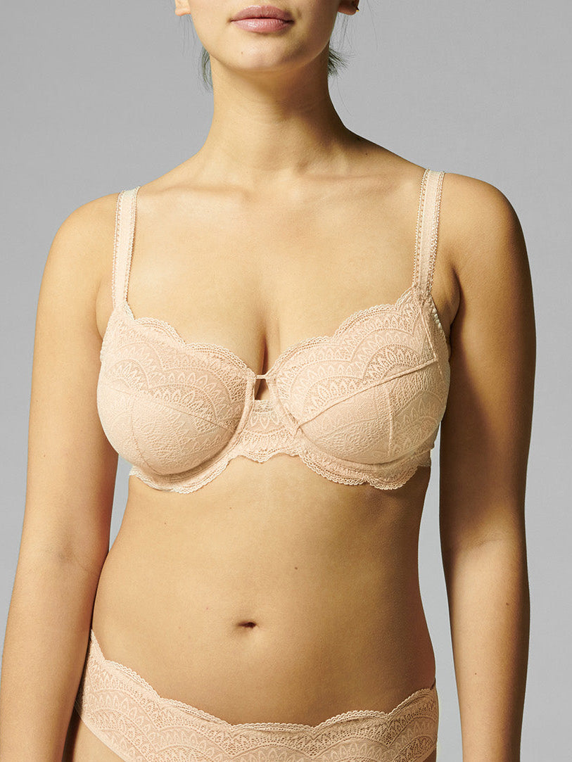 Soutien-gorge avec armatures emboitant - Peau Rosée