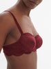 Soutien-gorge corbeille - Rouge Spinelle