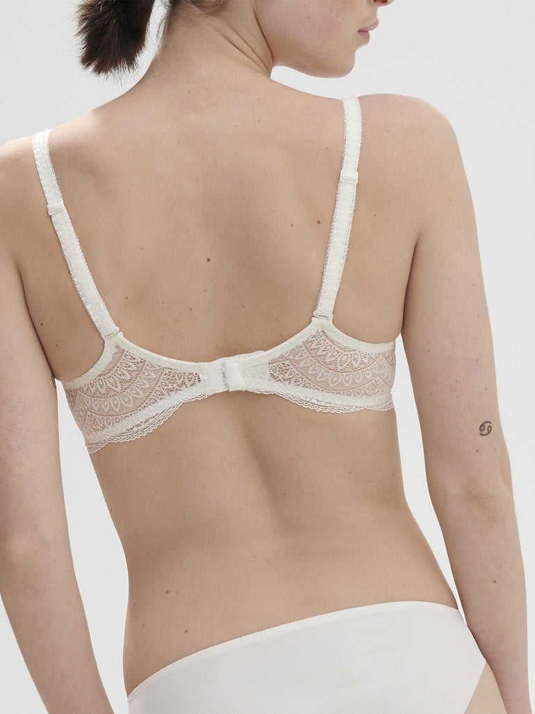 Soutien-gorge décolleté carré en spacer 3D - Naturel