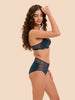 Culotte taille haute - Bleu Prestige