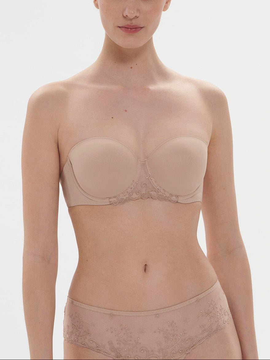 Soutien-gorge sans-bretelles - Peau