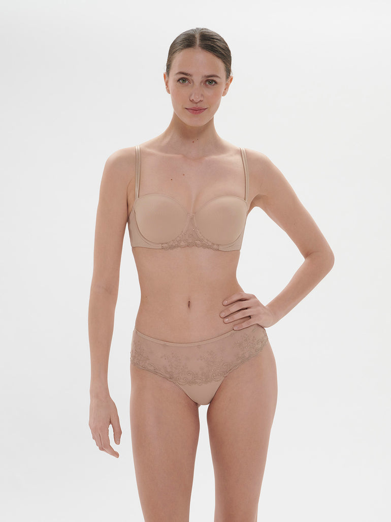 Soutien-gorge sans-bretelles - Peau