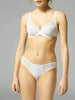 Soutien-gorge avec armatures décolleté plongeant - Blanc